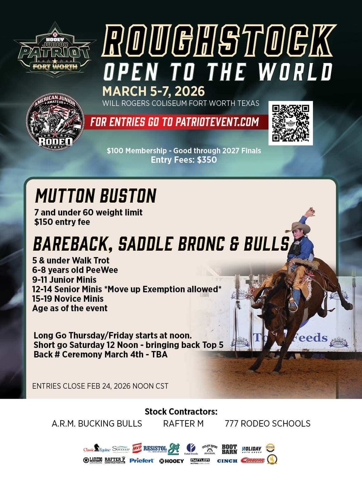 The Roughstock flyer for Patriot Fort Worth 2026
