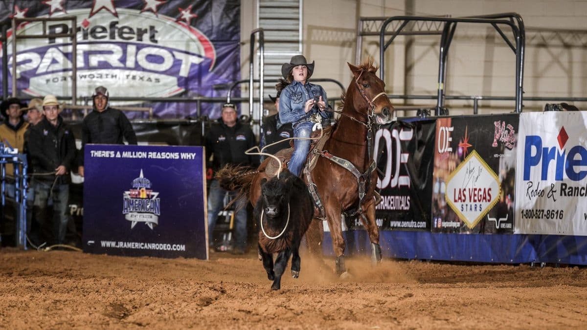 Kadi Fretwell ropes in The Patriot 19 & Under Breakaway