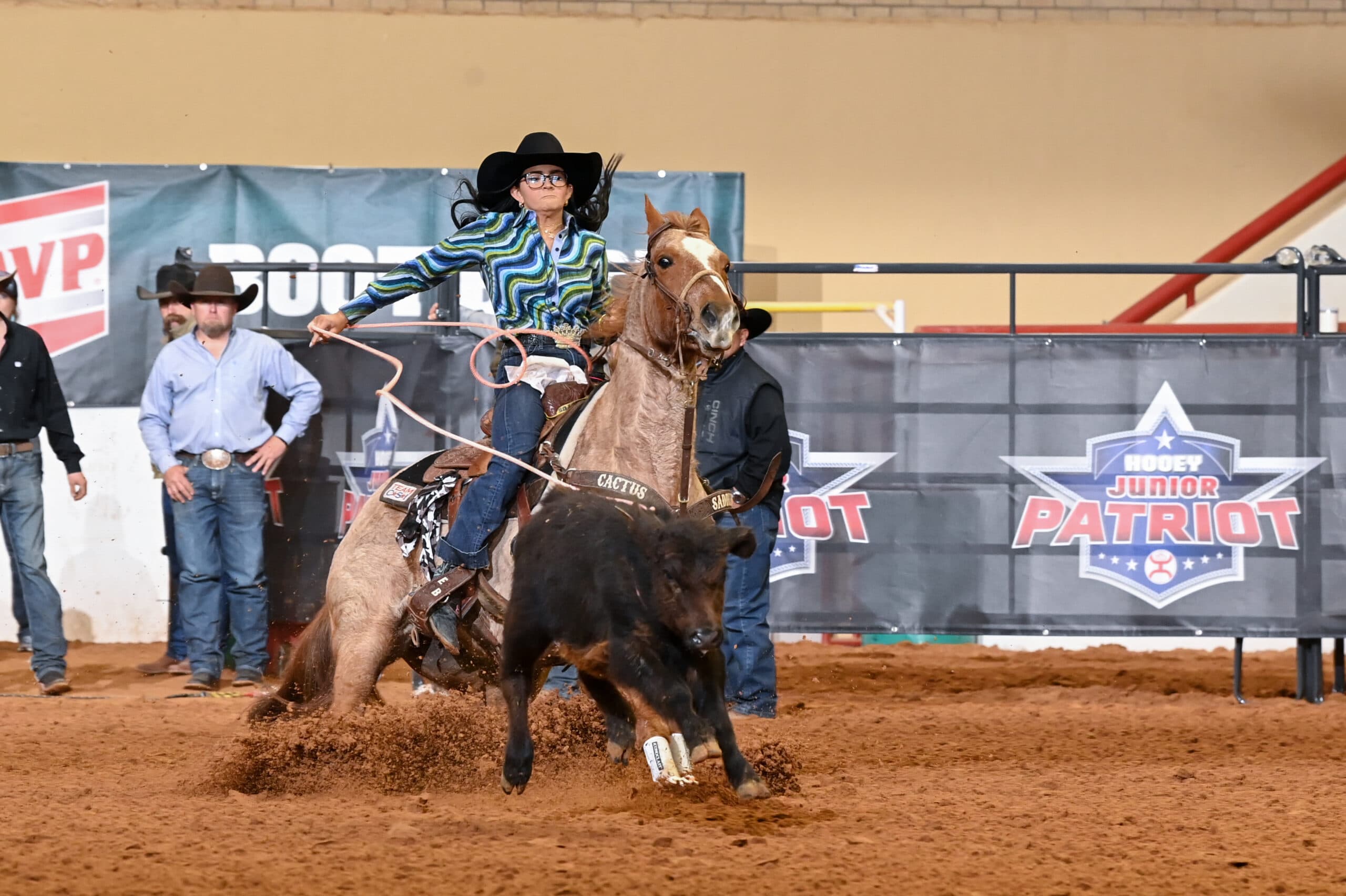 Ellie Boyd capitalized early at the 2025 Patriot event in Fort Worth, winning the 15 & Under Breakaway Jackpot.